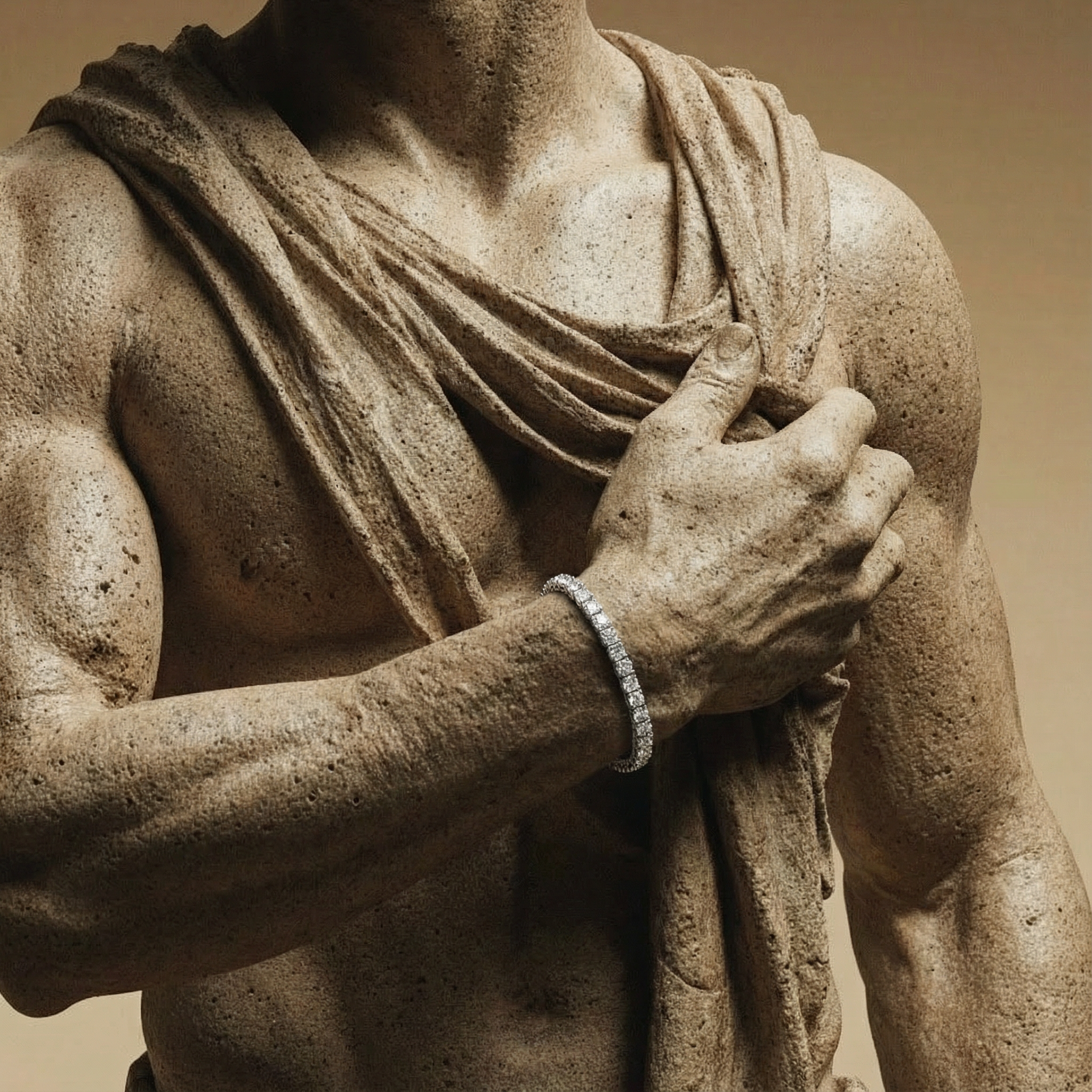 Themis Bracelet, Classic Silver