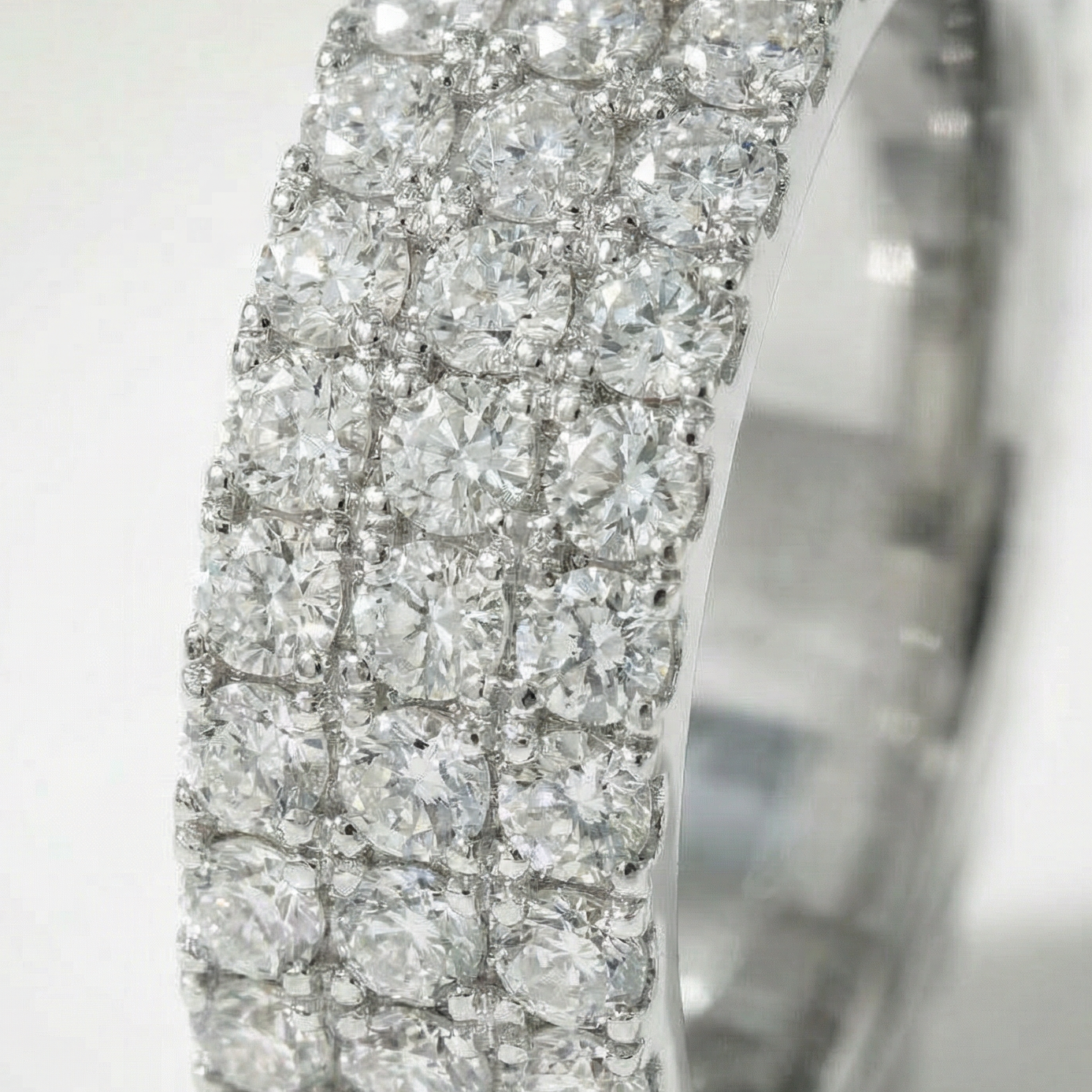 Themis Ring, Three Row Silver