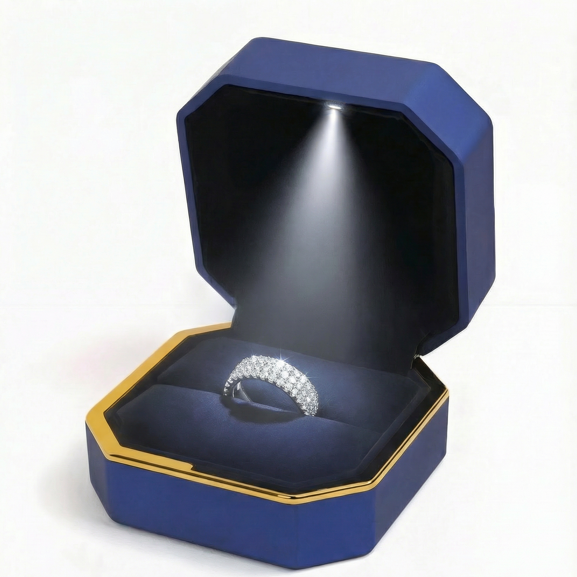 Themis Ring, Three Row Silver