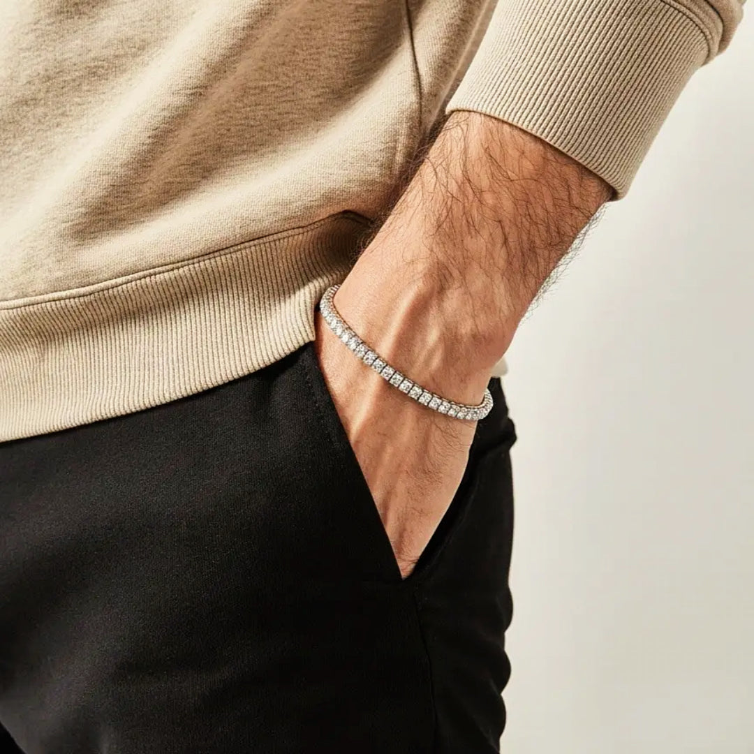 Themis Bracelet, Classic Silver